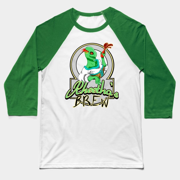 Rheetha's Brew Baseball T-Shirt by Kbutzkorner